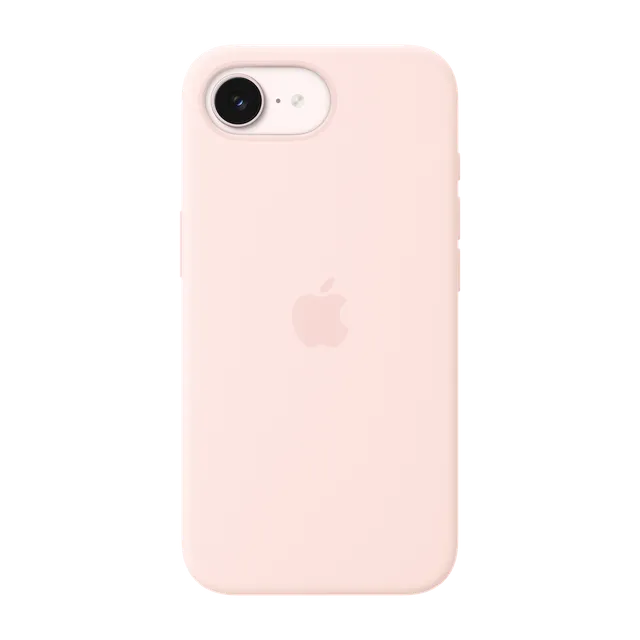 iPhone 17e Silicone Case with MagSafe · Soft Pink