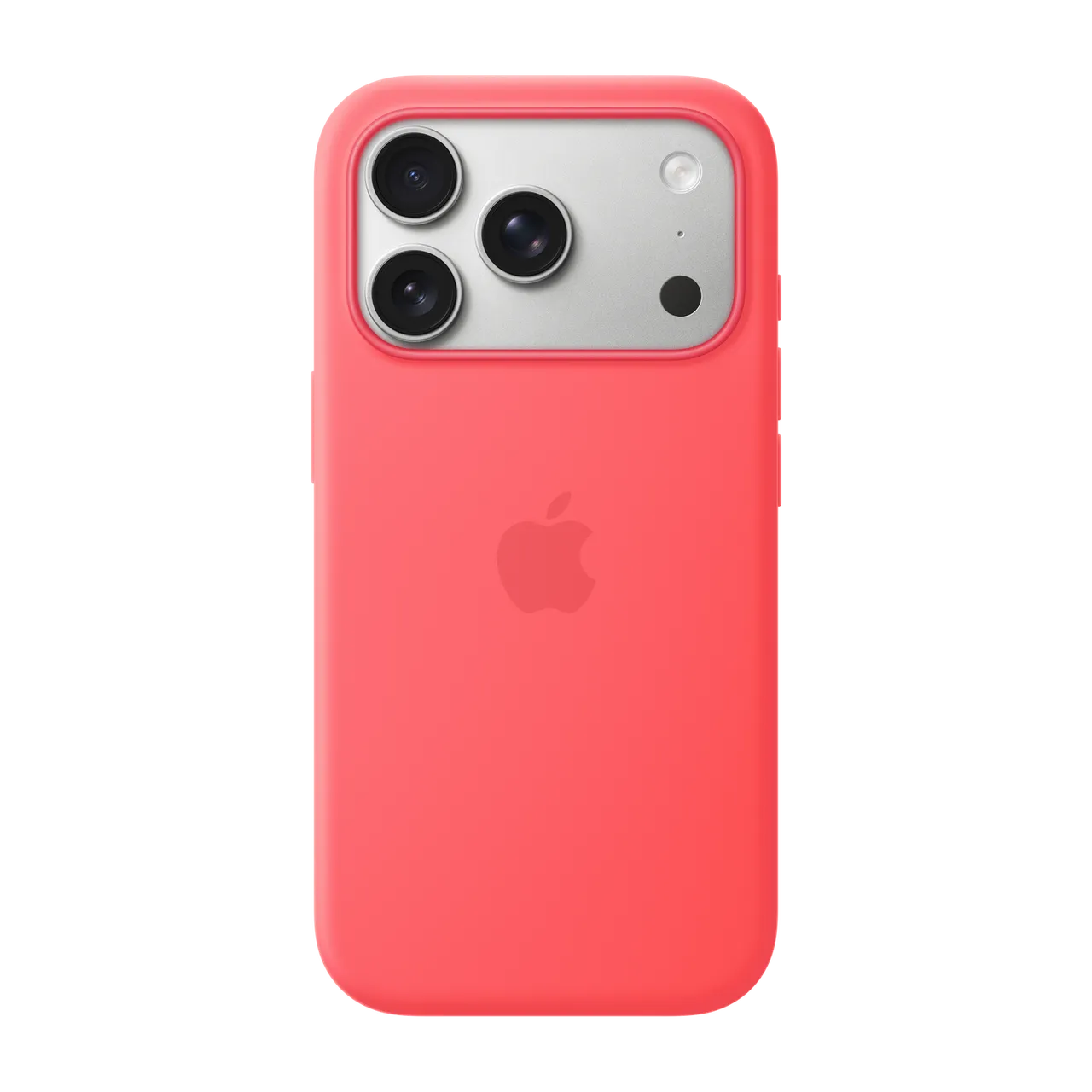 iPhone 17 Pro Silicone Case with MagSafe · Bright Guava