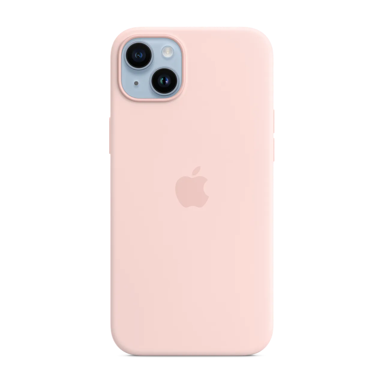 iPhone 14 Plus Silicone Case with MagSafe · Chalk Pink